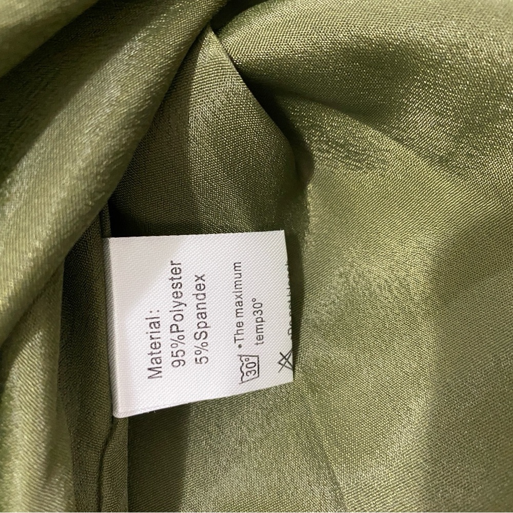 Yige Olive Green Women's Skirt - Picture 4 of 4